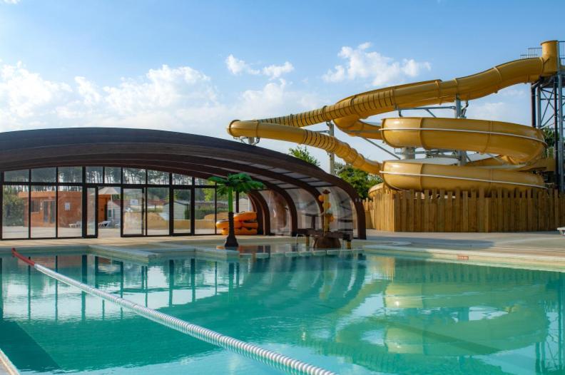 Chalet Camping Les Vignes Lit-et-Mixe Eksteriør billede