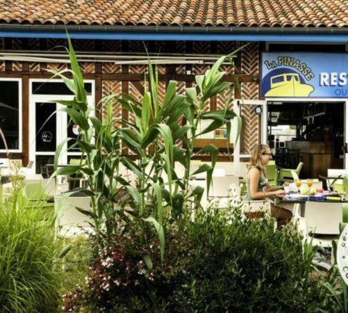 Chalet Camping Les Vignes Lit-et-Mixe Eksteriør billede