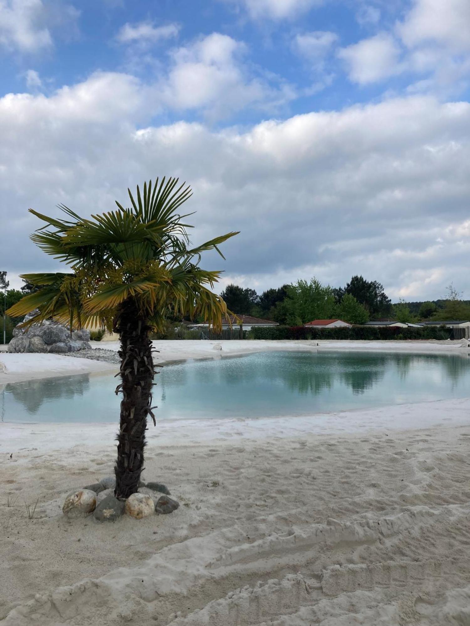 Chalet Camping Les Vignes Lit-et-Mixe Eksteriør billede