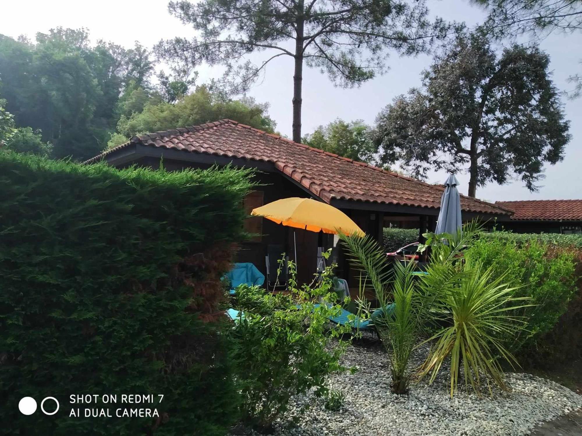 Chalet Camping Les Vignes Lit-et-Mixe Eksteriør billede