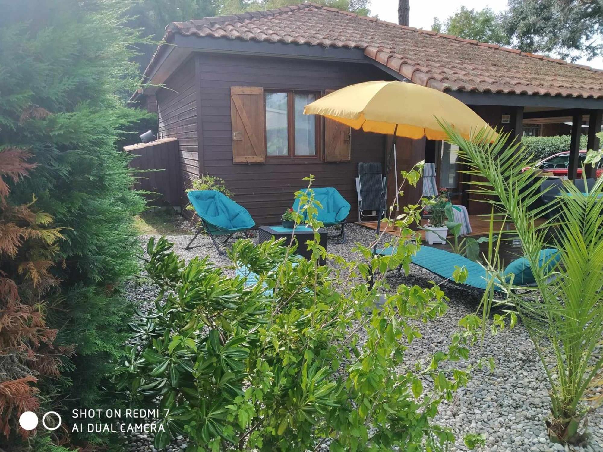 Chalet Camping Les Vignes Lit-et-Mixe Eksteriør billede